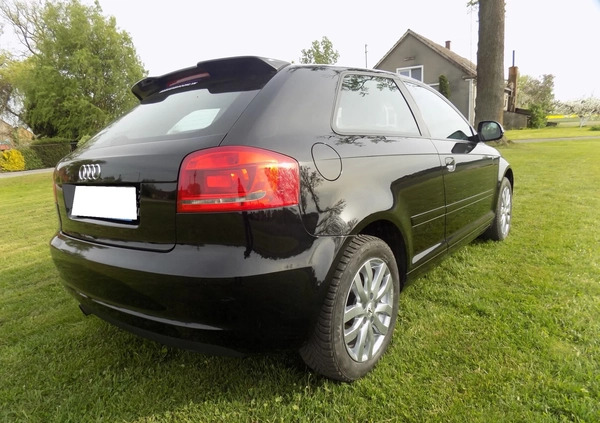 Audi A3 cena 20900 przebieg: 154000, rok produkcji 2009 z Szprotawa małe 497